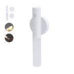 Luz portátil de emergência com base magnética e sensor de movimento