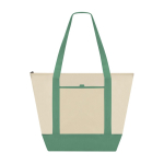 Saco térmico com interior de alumínio e asas de 60 cm reforçadas cor verde primeira vista