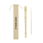 Flauta desmontável em 3 partes de plástico com bolsa non-woven vista principal