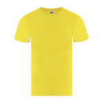 T-shirt de algodão de malha lisa e manga curta para criança 150 g/m² cor amarelo primeira vista