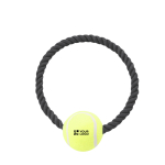 Brinquedo de morder com bola de ténis ideal para cães vista principal