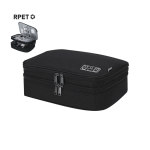 Estojo organizador grande de rPET com múltiplos bolsos