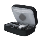 Estojo organizador grande de rPET com múltiplos bolsos quarta vista