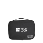 Estojo organizador grande de rPET com múltiplos bolsos vista principal