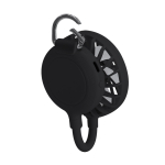 Ventoinha multiposições 360° com ventosa para fixação do telemóvel quinta vista