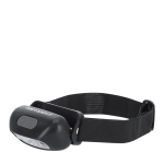 Lanterna frontal LED com fita ajustável para cabeça ou braço vista principal