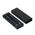 Conjunto de escrita: lápis e caneta de alumínio reciclado, tinta azul segunda vista