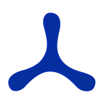 Frisbee original de 3 pás flexível e leve de borracha macia cor azul primeira vista