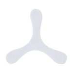 Frisbee original de 3 pás flexível e leve de borracha macia cor branco primeira vista