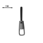 Cabo de carga e dados USB-C 60 W com mosquetão plástico