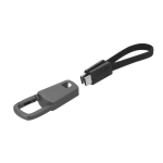 Cabo de carga e dados USB-C 60 W com mosquetão plástico segunda vista