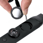 Apito de sobrevivência 6 em 1 com lanterna LED e cordão quinta vista