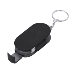 Cabo carregador porta-chaves retráctil com suporte para telemóvel 60 W segunda vista