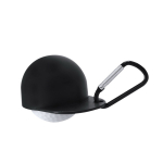 Porta-chaves com mosquetão e design de boné de golfe com bola segunda vista