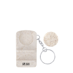 Porta-chaves suporte de cana de trigo com ficha para carrinho vista principal