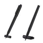 Caderno com quadro e suporte de pele sintética, folhas pautadas A5 terceira vista