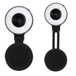 Anel de luz LED com fixação magnética ao telemóvel ou computador quarta vista