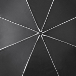 Guarda-chuva antivento com rebordos refletores nas bordas Ø120 quinta vista