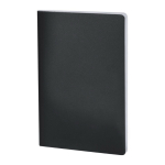 Caderno de capa macia de cartão e folhas recicladas pautadas A5 segunda vista