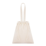 Saco de algodão com cordão e asas compridas reforçadas 180 g/m² quinta vista