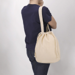 Saco de algodão com cordão e asas compridas reforçadas 180 g/m² vista de ambiente