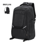 Mochila de nylon reciclado 420D com bolso para portátil 15”
