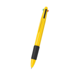 Caneta multicolorida 4 em 1 com pega de borracha e 4 tintas segunda vista