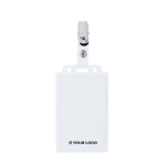 Identificador vertical duro com pinça metálica amovível vista principal