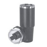 Copo térmico de aço inoxidável e parede dupla com pega 900 ml quinta vista