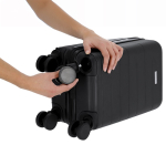 Trolley de plástico duro com rodas amovíveis para cabine nona vista