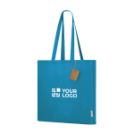 Saco de fole e asas compridas reforçadas de algodão reciclado 140 g/m² vista principal