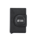 Porta-cartões couro sintético, localizador inteligente/fecho magnético vista principal