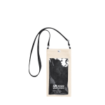 Bolsa tiracolo de pele sintética com ecrã transparente e uso táctil vista principal