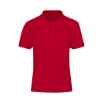 Polo 100% algodão piqué várias cores, manga curta para mulher 180 g/m² cor vermelho primeira vista