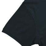 Polo de algodão piqué gola canelada, manga curta para criança 180 g/m² quinta vista