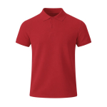 Polo de tecido técnico transpirável, manga curta para criança 180 g/m² cor vermelho primeira vista