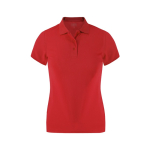 Polo de tecido técnico justo, manga curta para mulher 180 g/m² cor vermelho primeira vista