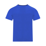 T-shirt técnica de poliéster, manga curta para criança 135 g/m² cor azul primeira vista