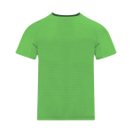 T-shirt técnica de poliéster, manga curta para criança 135 g/m² cor verde primeira vista