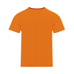 T-shirt técnica de poliéster, manga curta para criança 135 g/m² cor cor-de-laranja fluorescente primeira vista