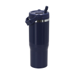 Copo térmico de parede dupla com palhinha e pega 900 ml terceira vista