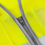Colete refletor de poliéster de alta visibilidade bicolor quinta vista