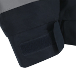 Casaco de alta visibilidade unissexo antichuva e vento com capuz sexta vista