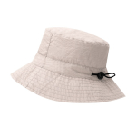 Chapéu à pescador de nylon macio, ajuste de cordão em vários tamanhos cor natural primeira vista