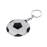 Porta-chaves em forma de bola de futebol de couro sintético segunda vista