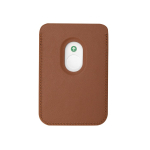 Porta-cartões de pele sintética com fixação magnética para telemóvel quarta vista