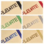 Caderno de cartão reciclado de capa dura, folhas pautadas A5 quinta vista