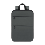 Mochila extensível de couro sintético com compartimento portátil 15'' cor cinzento-escuro primeira vista