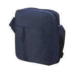 Bolsa tiracolo de soft nylon com bolso frontal e fecho de correr quarta vista