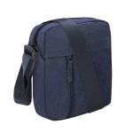 Bolsa tiracolo de soft nylon com bolso frontal e fecho de correr quinta vista